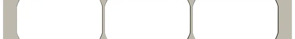 UP-Kopfzeile quadratisch 9-teilig m.SNAPFIX®-Befestigungssystem 