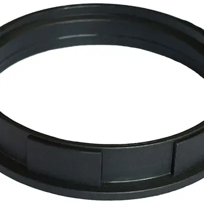 Anello filettato Elektrogros E27 materiale sintetico 47×9mm nero 