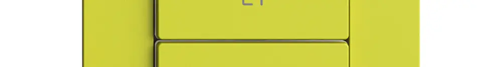 Comando per pulsante scena 2 scene vert./2T Edue Wiser lemon 