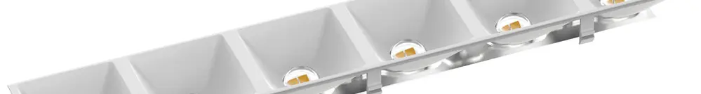 Module réflecteur LED Sylvania Otao Linear 3000/4000K 80° 285×50mm blanc 4 pcs 