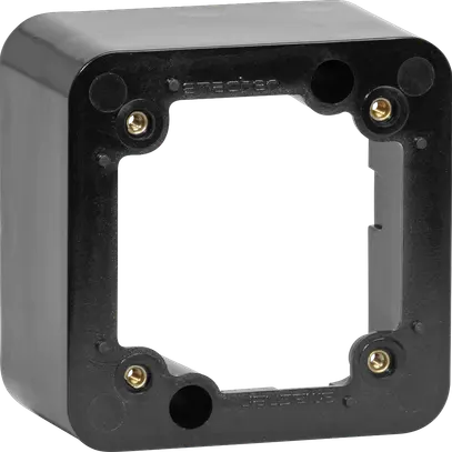 Quadro AP basico 1×1/50mm nero 