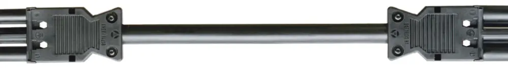 Prolunga Wieland GST18i3 3×2.5mm² 250V 20A 8m nero spina-presa, Cca 