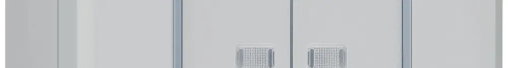 AP-Druckschalter robusto IP55 Schema 3/Drucktaster 2×beleuchtet grau 
