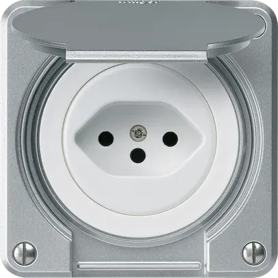 Presa INC robusto tipo 13 alluminio per combinazione 