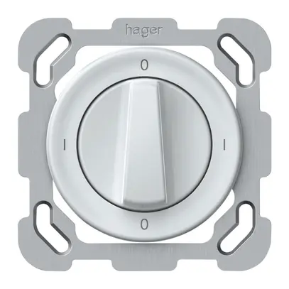 Interruttore rotativo INC origin interruttore 0/3L 16A 250V 0-I-0-I 77×77mm bi 