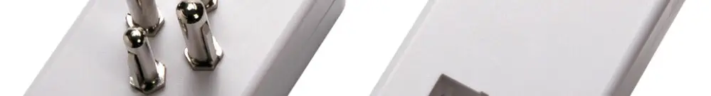 Übergangsstecker doppelt TT87 4L weiss 