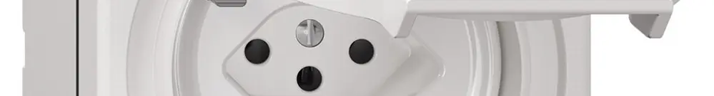 Prise FI NAP NEVO, 30mA, type 13, avec bornes de raccordement, blanc 