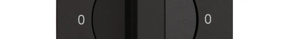 Montageset EDIZIO.liv SNAPFIX® f.Drehschalter m.Griff 0-Tag-0-Nacht sz 