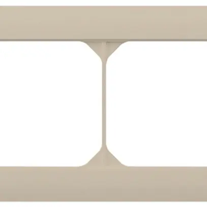 Telaio di copertura INC kallysto.line 1×4 beige orizzontale 92×272mm 