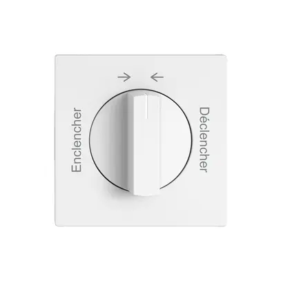 Montageset EDIZIO.liv SNAPFIX® f.Schwenktaster m.Griff Encl.→ ← Décl.ws 
