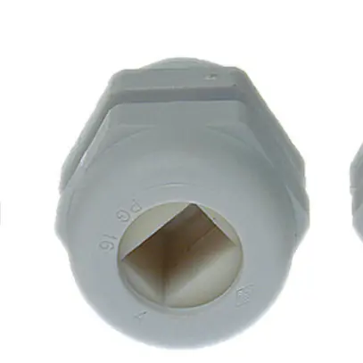 Pressacavo Plica FLAKA, M25 cavo 7×18mm arrotondati 11mm PA IP68 grigio chiaro 