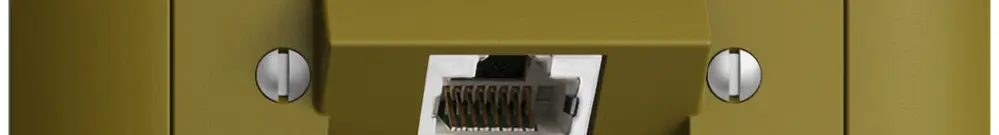 Presa INC 1×RJ45/s 4P ITplus EDIZIOdue olive 