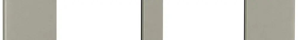 Cadre de recouvrement ATO 1×2 module, champagne 