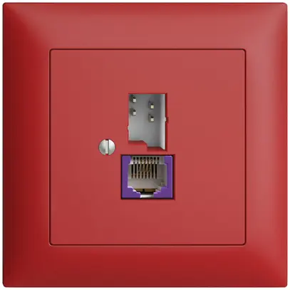 Presa INC T+T 6P/1×RJ45 DSL-a banda larga EDIZIOdue berry 