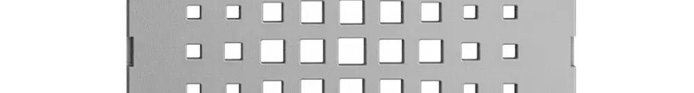 Kit frontale EDIZIOdue silver 60×60mm per gong 3070 