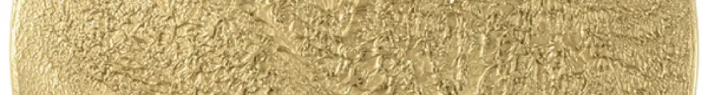 Leuchtenschirm SLV MANA 40 rund gerade Ø400×22mm Gold unifarbig 