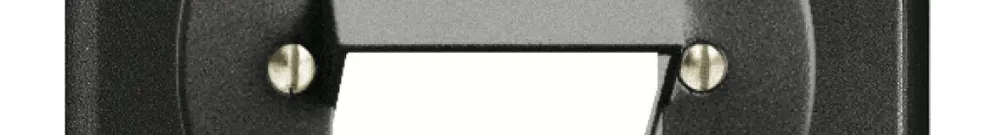 Kit frontale INC 2×RJ45 nero FH ITplus 