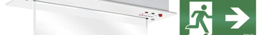 Lampada di emergenza ESYLUX SLD EL LED IR 230V 3W IP40 3h bi nel soffitto 
