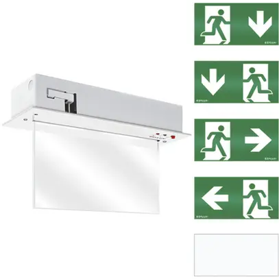 Lampada di emergenza ESYLUX SLD EL LED IR 230V 3W IP40 3h bi nel soffitto 