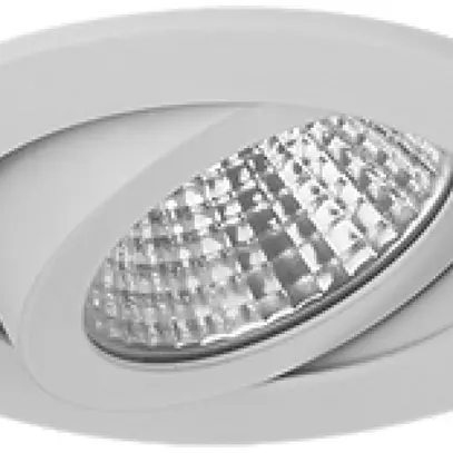 Downlight LED INC Brumberg 7W 350mA 2700K 710lm Ø82mm blanc 