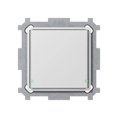 Pulsante INC SIDUS 1/2 con LED bianco, senza telaio di copertura 