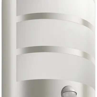 Applique LED Philips Python IR SEN 3.8W 800lm 827 IP44 acier affiné 