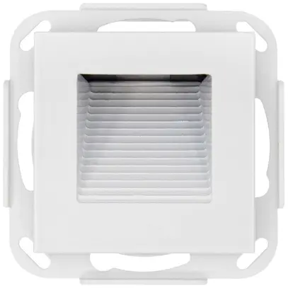 Applique LED INC DOTLUX EASYGUIDE 1.5W 70lm 930 IP44 71×71mm blanc 