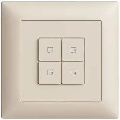 Commande pour poussoir scènes ENC EDIZIOdue Wiser 4 scènes 4t cr 