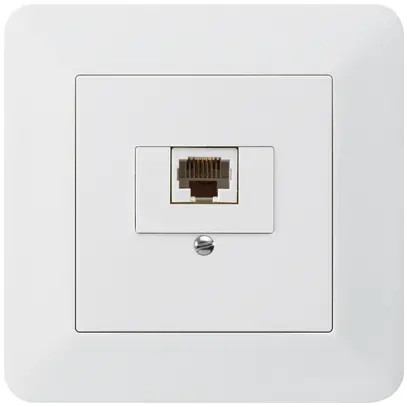 Prise de raccordement INC kallysto.trend 1×RJ45u blanc 