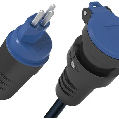 Prolunga ELBRO T23/T23 H07RN-F3G2.5mm² GDV 10m IP55 nero 