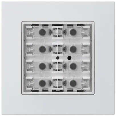 Poussoir KNX ENC KPR p.8×touches 8×points actionnables LED blanc 