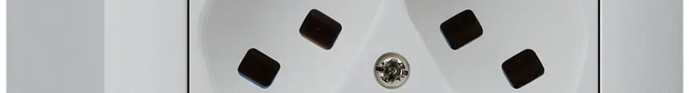 AP-Steckdose Hager kallysto 3×T23 Q lichtgrau 