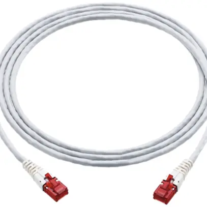 Cavo patch R&M cat.6a, U-UTP 2×RJ45/u, senza alogeno 3 m, grigio 
