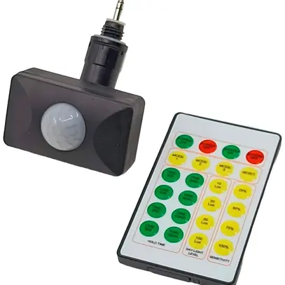 Rilevatore di movimento ELBRO CCT installaz.a posteriori con telecomando nero 