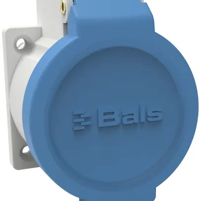 Presa INS Bals QuickConnect tipo 13 3P 10A 230V blu IP55 nichelato 