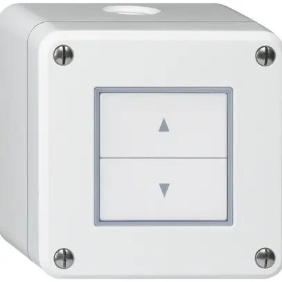 AP-Storentaster robusto IP55 weiss mit 2 Funktionstasten 