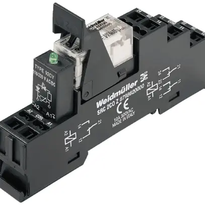 Relè WM RCLKITZ 1CO 12A AgNi 19.2…31.2VDC LED raccordo a molla 