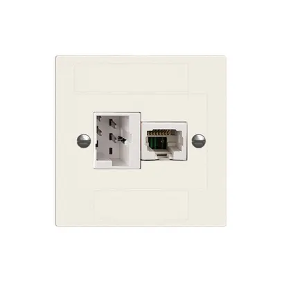 Presa INC xDSL RJ45/TT83 bianco ITplus EDIZIOdue con filtro 