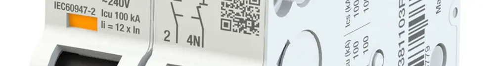 Leitungsschutzschalter ABB MCB S300P 1P+N 240V Typ K 6A Icn 25kA Icu 100kA 2TE 