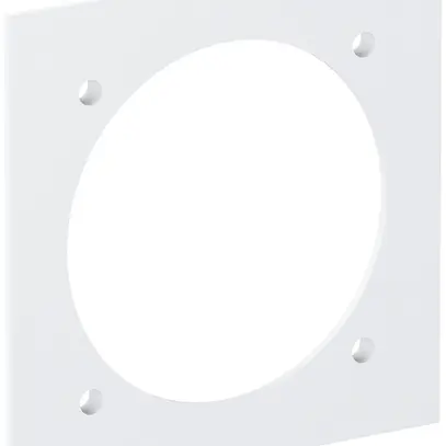 Placca di copertura Bettermann 1×CEE, 95×95mm, PA, bianco puro 