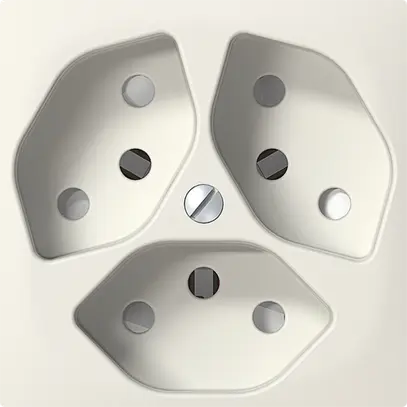 Prise ENC SIDUS 3×T13 blanc 