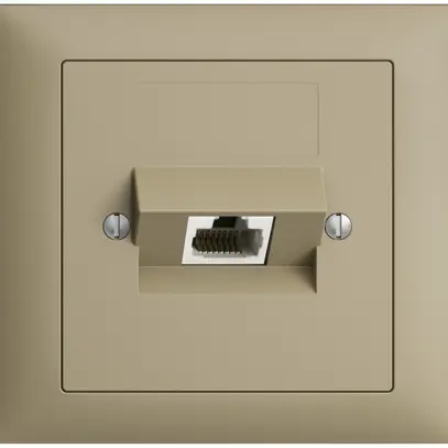 Prise INC 1×RJ45/u 4P ITplus EDIZIOdue sand 