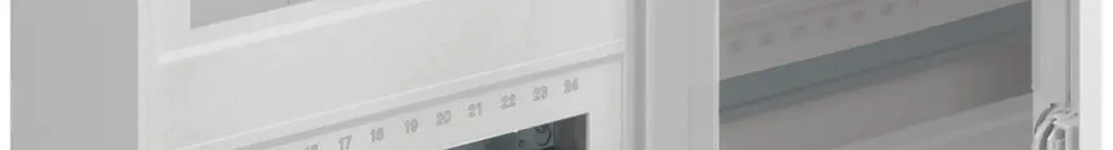 Distributore tehalit 24 moduli grigio chiaro 