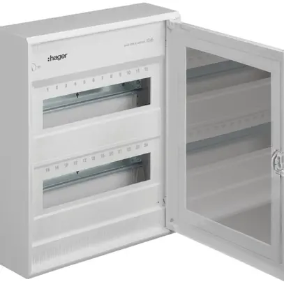 Distributore tehalit 24 moduli grigio chiaro 