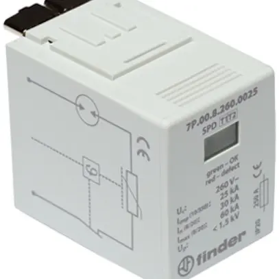 Inserto per scaricatore di sovratensione FINDER 7P.00 260VAC 