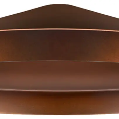 Abat-jour SLV LALU TETRA acier Ø360×89mm bronze à teinte unie 