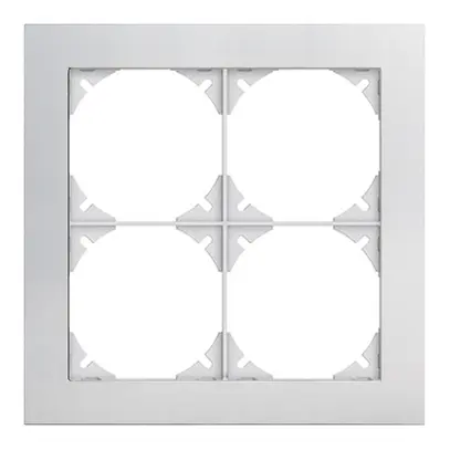 Telaio di cop. EDIZIOdue prestige 2×2 alluminio 