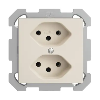 Prise ENC EDIZIOdue 2×T13 crema 