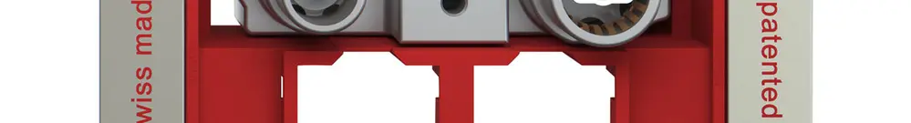 Prise multimédia ENC TV-R ENC Feller SNAPFIX® EASYNET p.2×RJ45 S-One 11dB 