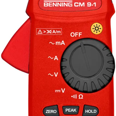 Stromzange Benning CM 9-1 600VUC 60A 600kΩ Cat IV 300V 